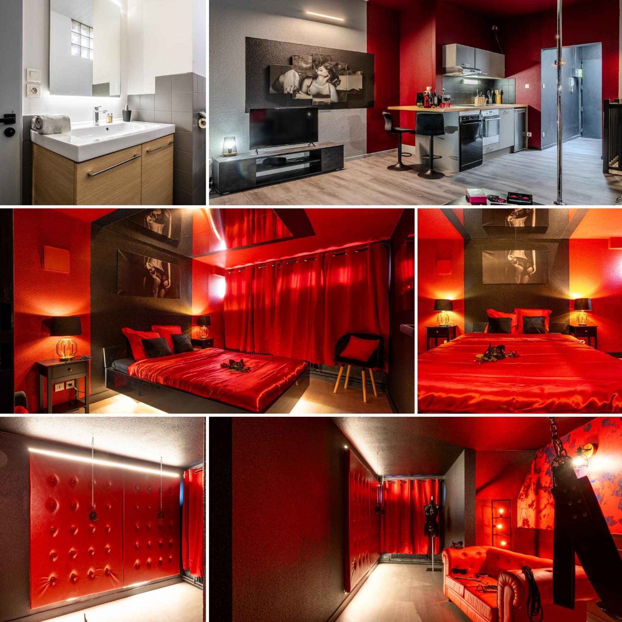 Cocon Sensuel - 50 Nuances - Les Cocons De Nath Apartment Montbeliard Exterior photo